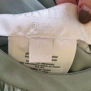 David’s bridal bridesmaid dress